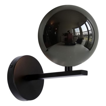 Nástenná lampa KAMA 1xG9/28W/230V čierna/dymová čierna