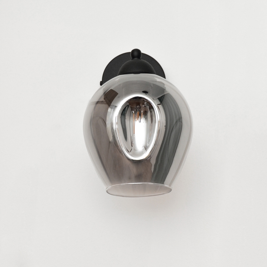 Nástenná lampa LILI 1xE27/15W/230V čierna/šedá