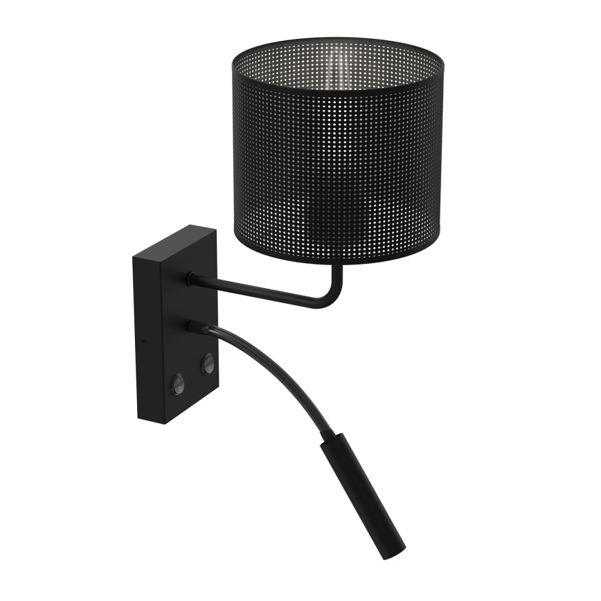 Nástenná lampa LOFT SHADE 1xE27/60W+1xG9/8W/230V čierna