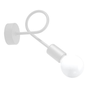 Nástenná lampa LOOP 1xE27/15W/230V biela