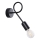 Nástenná lampa LOOP 1xE27/15W/230V čierna