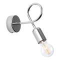 Nástenná lampa LOOP 1xE27/15W/230V lesklý chróm
