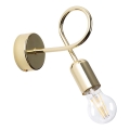 Nástenná lampa LOOP 1xE27/15W/230V zlatá