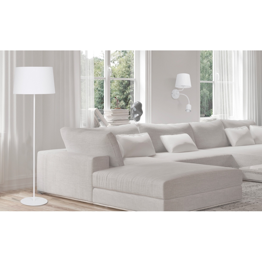 Nástenná lampa MAJA 1xE27/15W/230V + 1xGU10/10W/230V biela