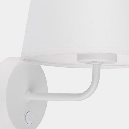 Nástenná lampa MAJA 1xE27/15W/230V biela