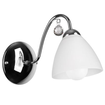 Nástenná lampa MIRANDA 1xE27/60W/230V lesklý chróm