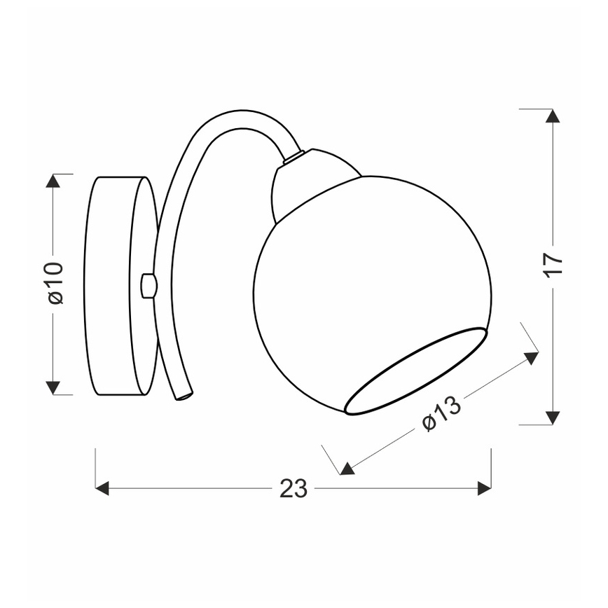 Nástenná lampa NESTOR 1xE27/40W/230V mosadz