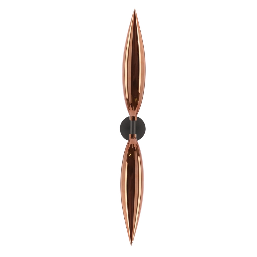 Nástenná lampa NORDIC 2xG9/5W/230V čierna/medená