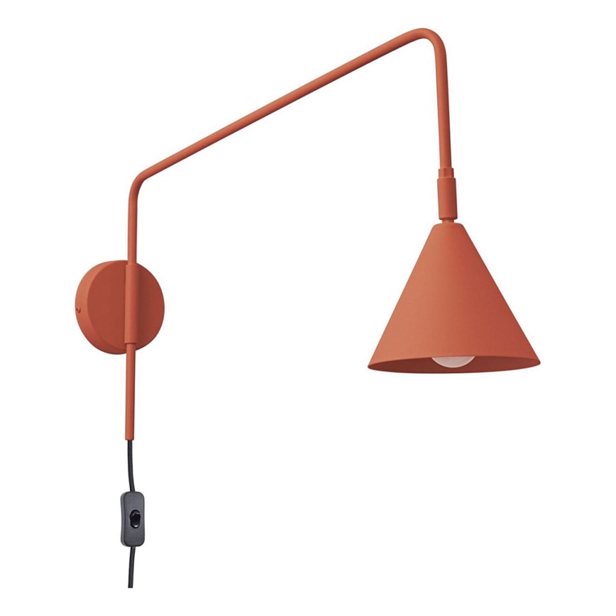 Nástenná lampa NOX 1xE14/10W/230V oranžová