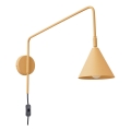 Nástenná lampa NOX 1xE14/10W/230V zlatá