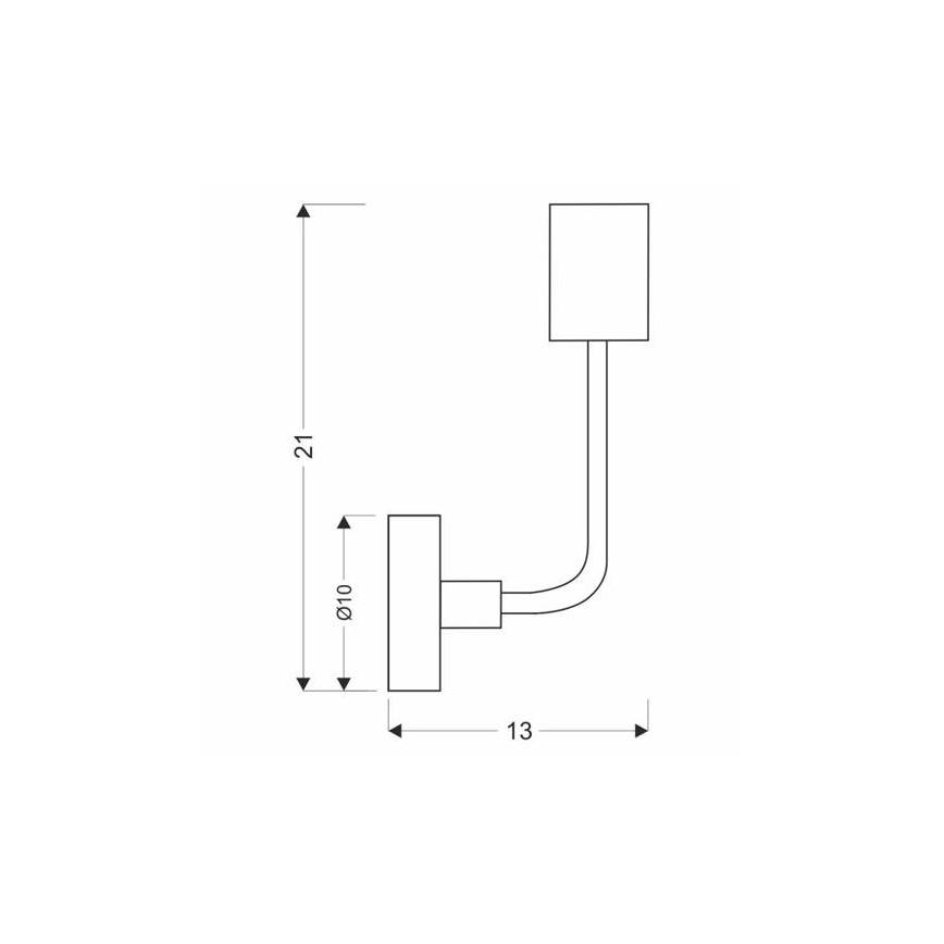 Nástenná lampa SAGA 1xE27/40W/230V