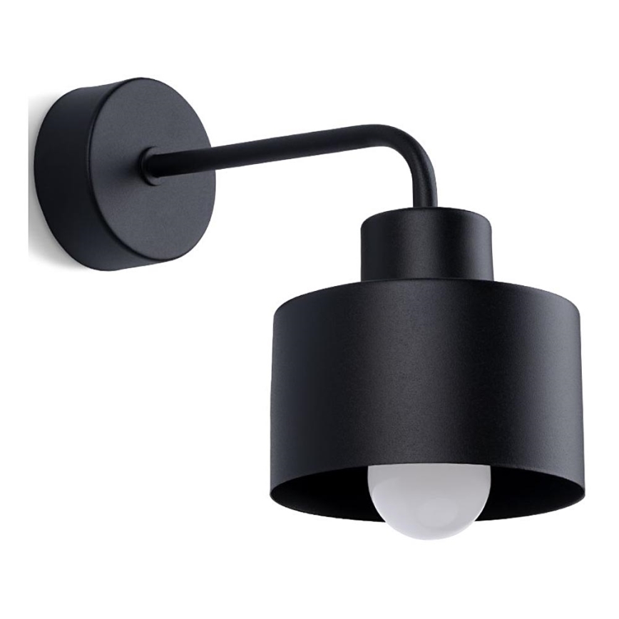 Nástenná lampa SAVAR 1xE27/60W/230V čierna