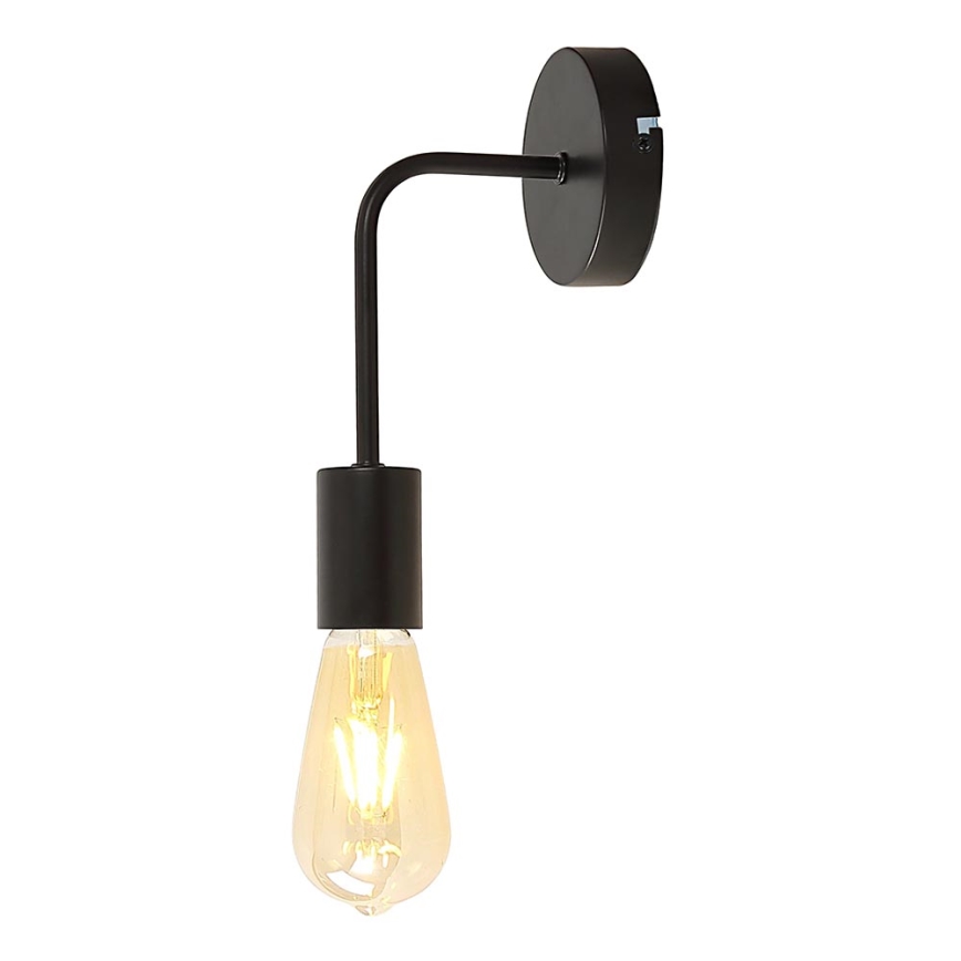 Nástenná lampa STRICT 1xE27/15W/230V čierna