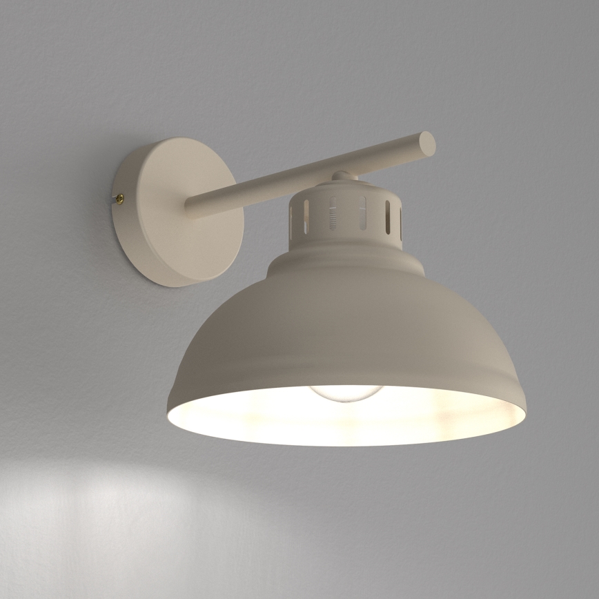 Nástenná lampa SVEN 1xE27/15W/230V béžová