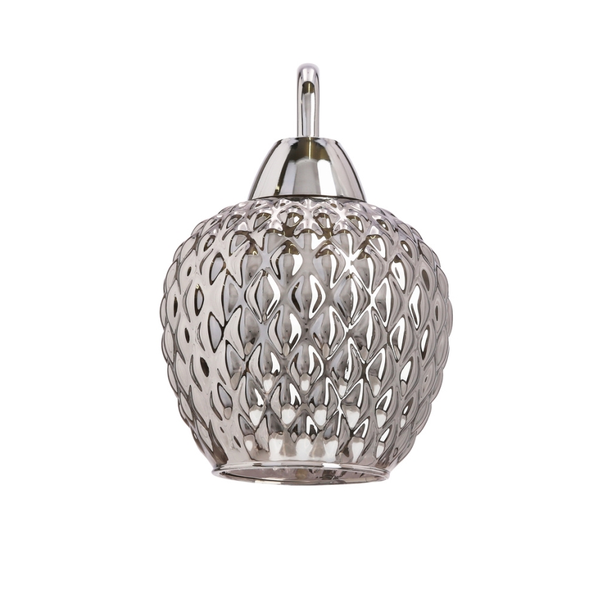 Nástenná lampa TOBIAS 1xE27/40W/230V lesklý chróm