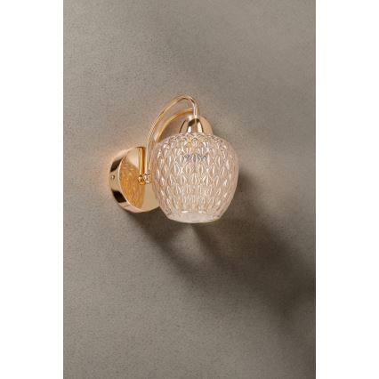 Nástenná lampa TOBIAS 1xE27/40W/230V rose gold