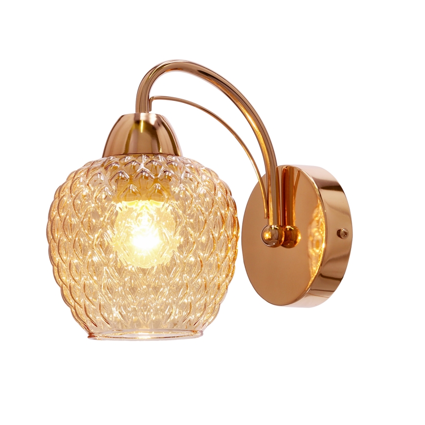 Nástenná lampa TOBIAS 1xE27/40W/230V rose gold
