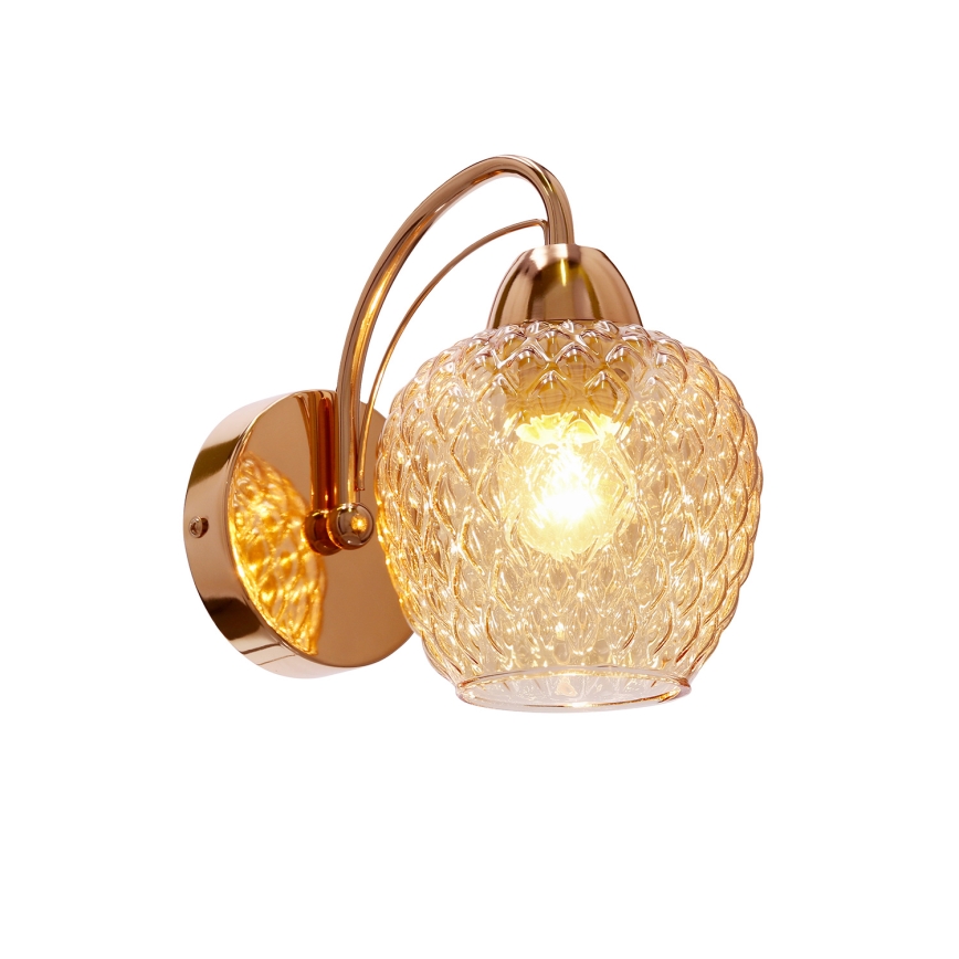 Nástenná lampa TOBIAS 1xE27/40W/230V rose gold