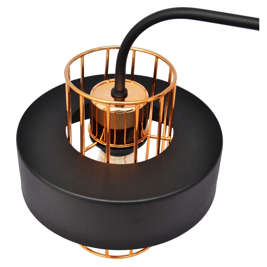Nástenná lampa VOLTA 1xE27/15W/230V 34 cm čierna/zlatá