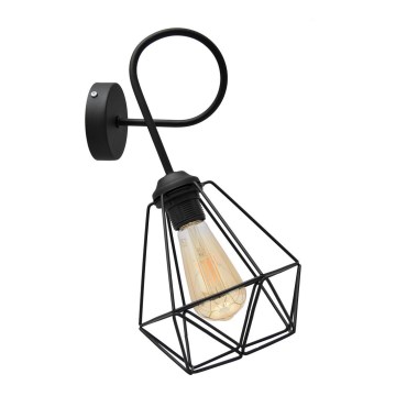 Nástenná lampička KARO 3xE27/15W/230V čierna