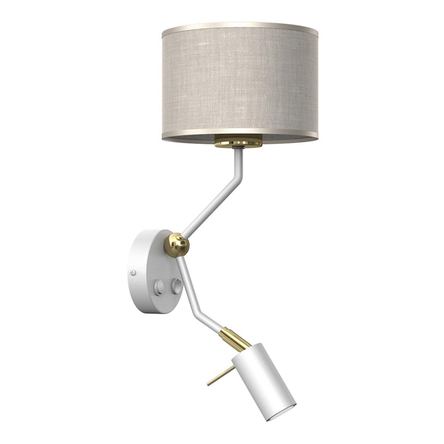 Nástenná lampička LINO 1xE27/40W/230V + 1xGU10/MR11/7W