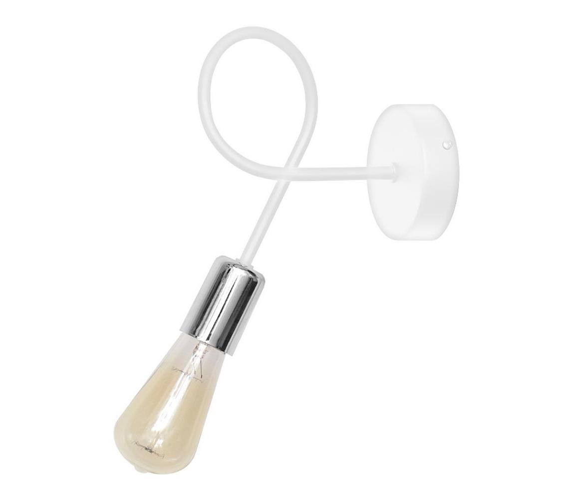 Nástenná lampička OXFORD 1xE27/15W/230V biela K-2016/1 WT+CH/H