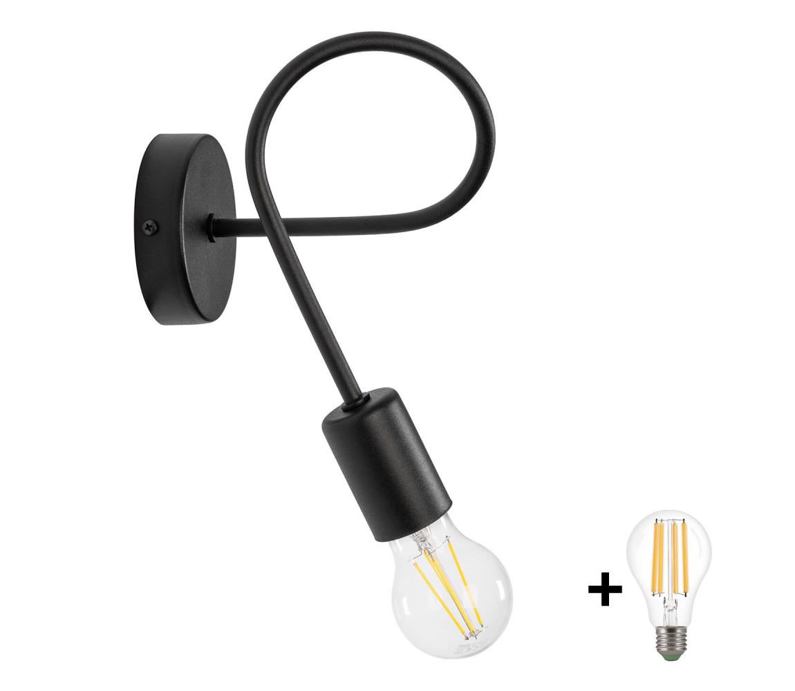 Nástenná lampička OXFORD 1xE27/15W/230V K-2016/1 BK/H