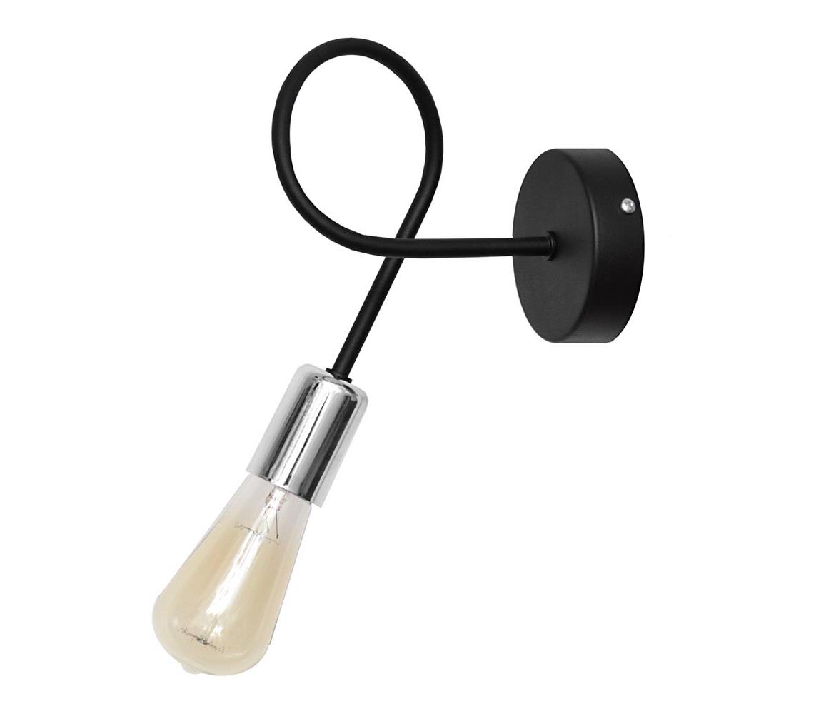 Nástenná lampička OXFORD 1xE27/15W/230V K-2016/1 BK+CH/H