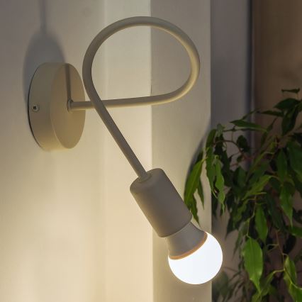 Nástenná lampička OXFORD 1xE27/15W/230V krémová