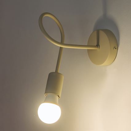Nástenná lampička OXFORD 1xE27/15W/230V krémová
