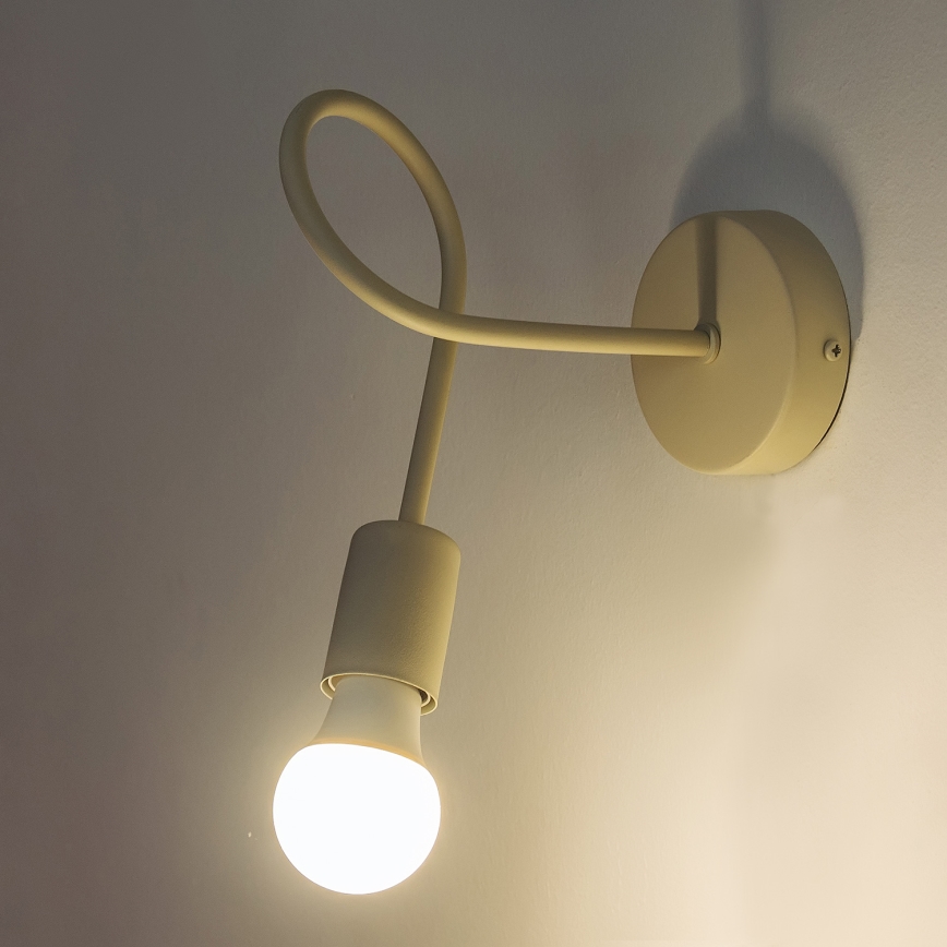 Nástenná lampička OXFORD 1xE27/15W/230V krémová