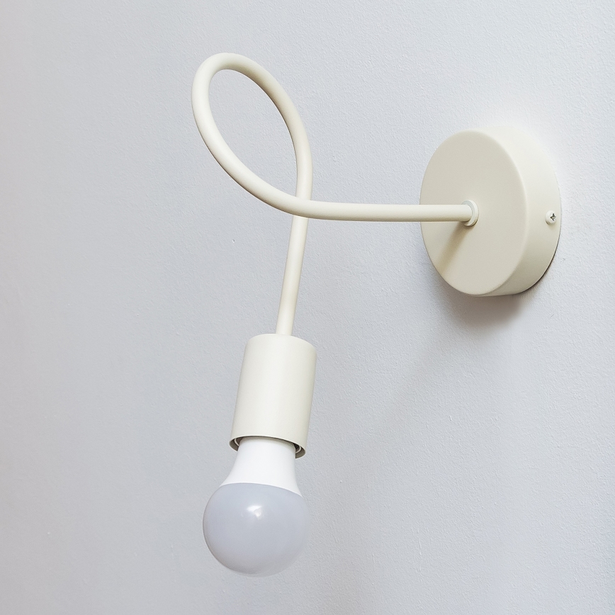 Nástenná lampička OXFORD 1xE27/15W/230V krémová
