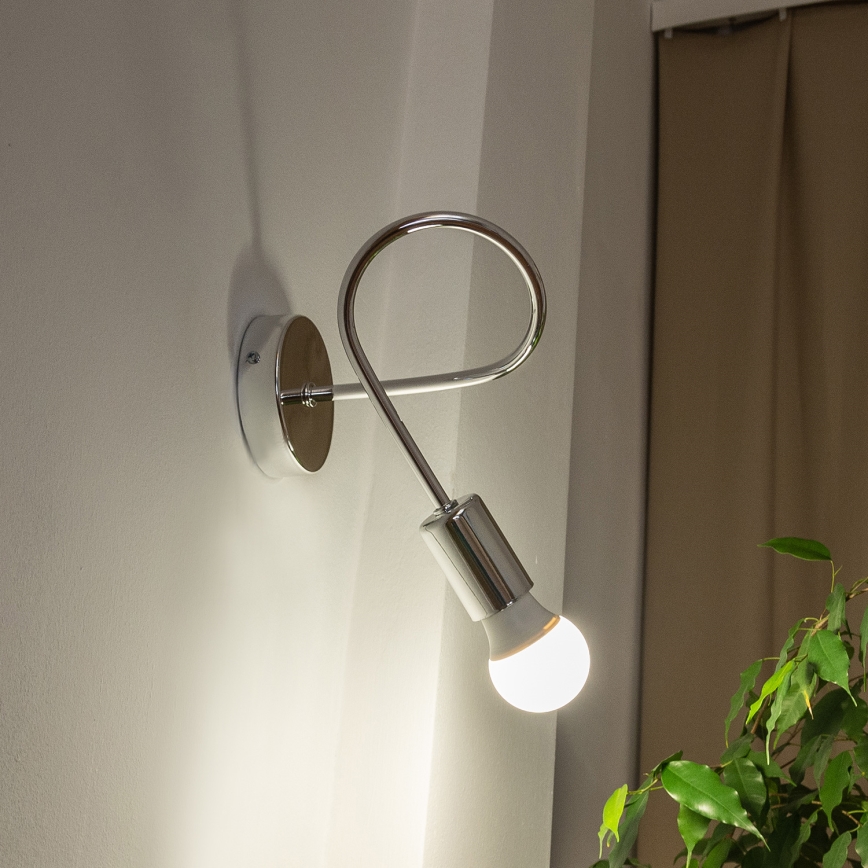 Nástenná lampička OXFORD 1xE27/15W/230V lesklý chróm