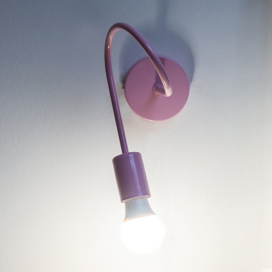 Nástenná lampička OXFORD 1xE27/15W/230V ružová