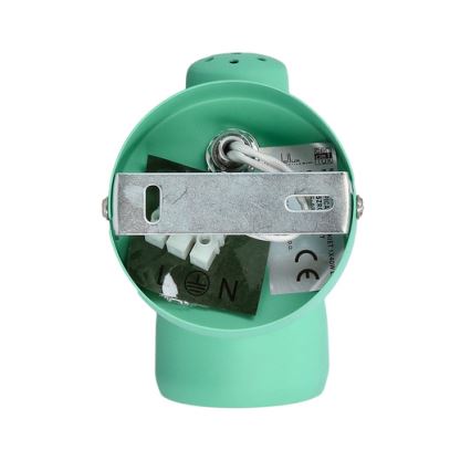 Nástenná lampička PICARDO 1xE14/40W/230V tyrkysová