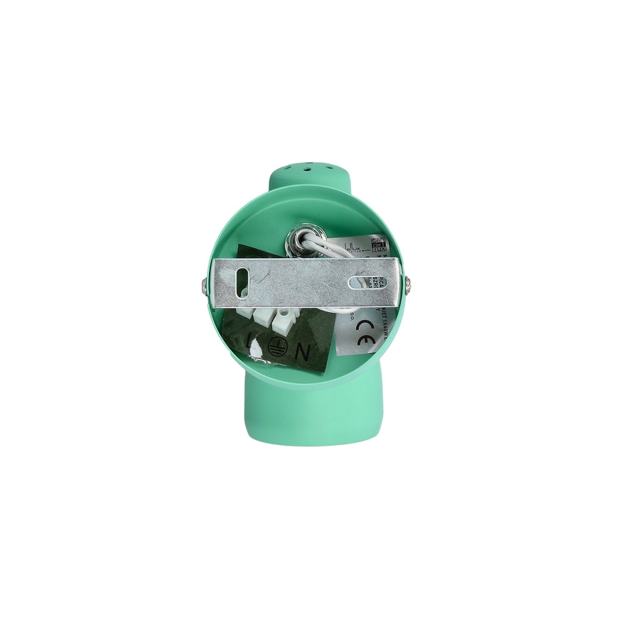 Nástenná lampička PICARDO 1xE14/40W/230V tyrkysová