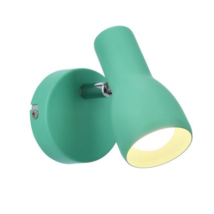 Nástenná lampička PICARDO 1xE14/40W/230V tyrkysová