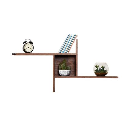 Nástenná polica 50x100 cm hnedá