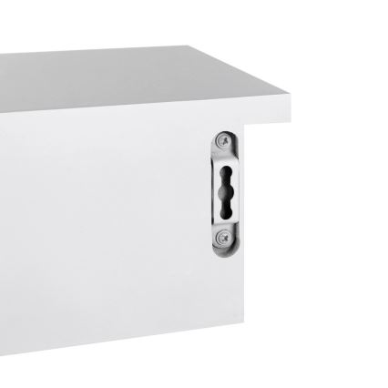 Nástenná polica s priehradkami SHELFY biela