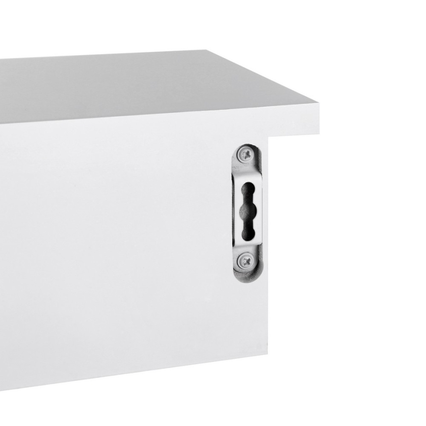 Nástenná polica s priehradkami SHELFY biela