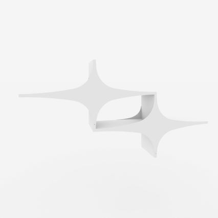 Nástenná polica SUSEN 69x135 cm biela