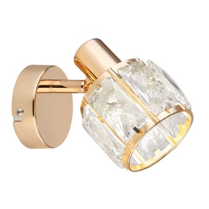 Nástenné bodové svietidlo DUBAI 1xE14/40W/230V rose gold