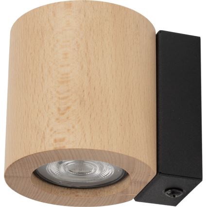 Nástenné bodové svietidlo EVE 1xGU10/10W/230V buk