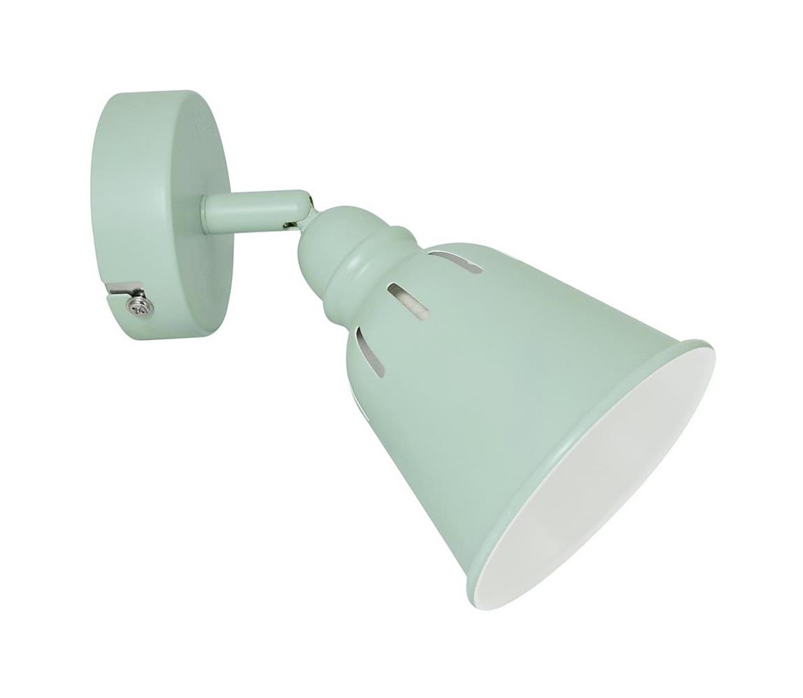 Nástenné bodové svietidlo FIONA 1xE14/8W/230V zelená