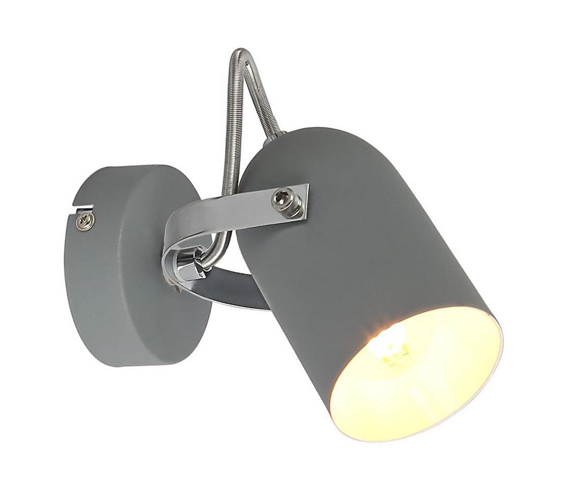 Nástenné bodové svietidlo GRAY 1xE14/40W/230V