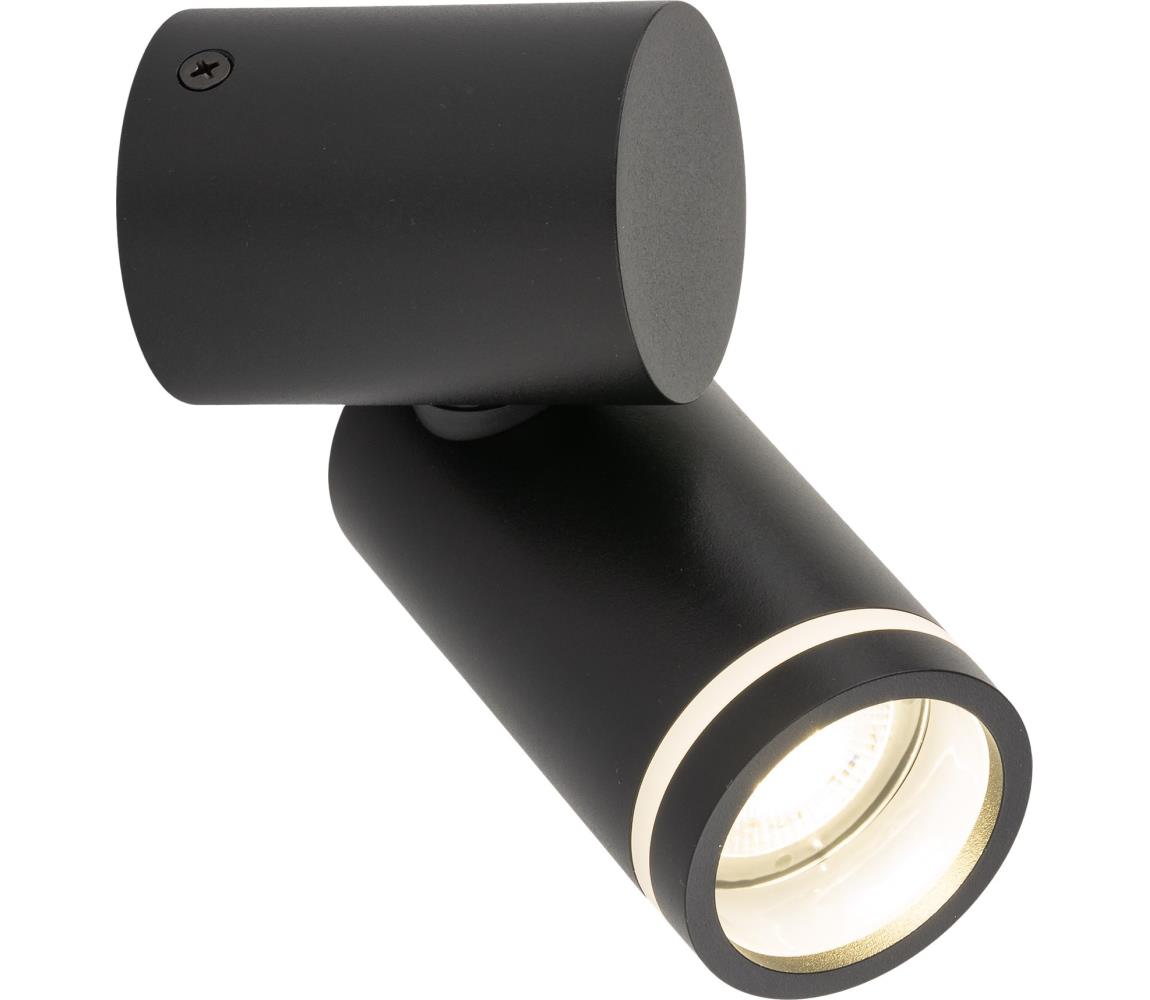 Nástenné bodové svietidlo JET SET 1xGU10/10W/230V čierna