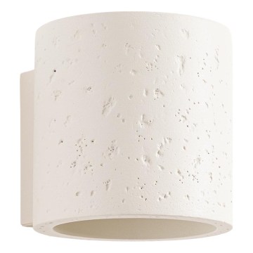 Nástenné bodové svietidlo ORBIS 1xG9/8W/230V betón/krémová