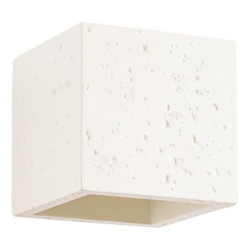 Nástenné bodové svietidlo QUAD 1xG9/8W/230V betón/krémová