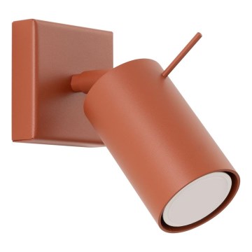 Nástenné bodové svietidlo RING 1xGU10/10W/230V červená