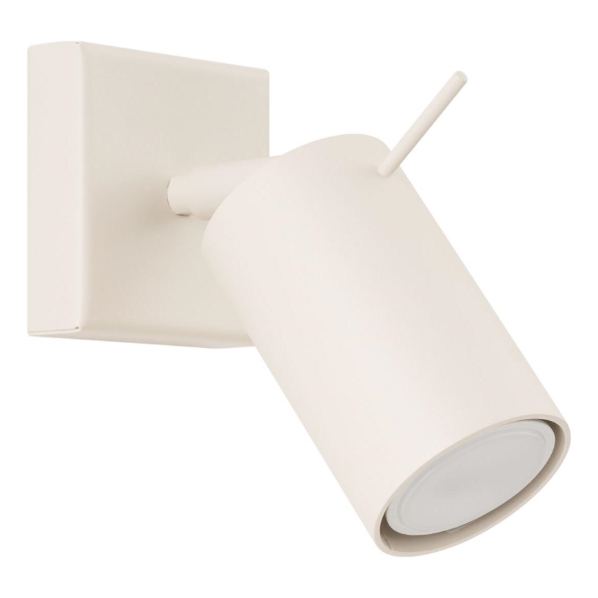Nástenné bodové svietidlo RING 1xGU10/10W/230V krémová